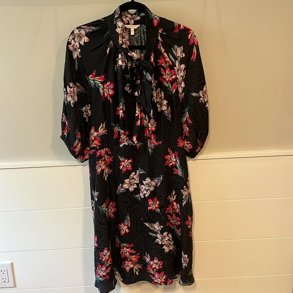 Rebecca Taylor silk floral Noah dress size 14